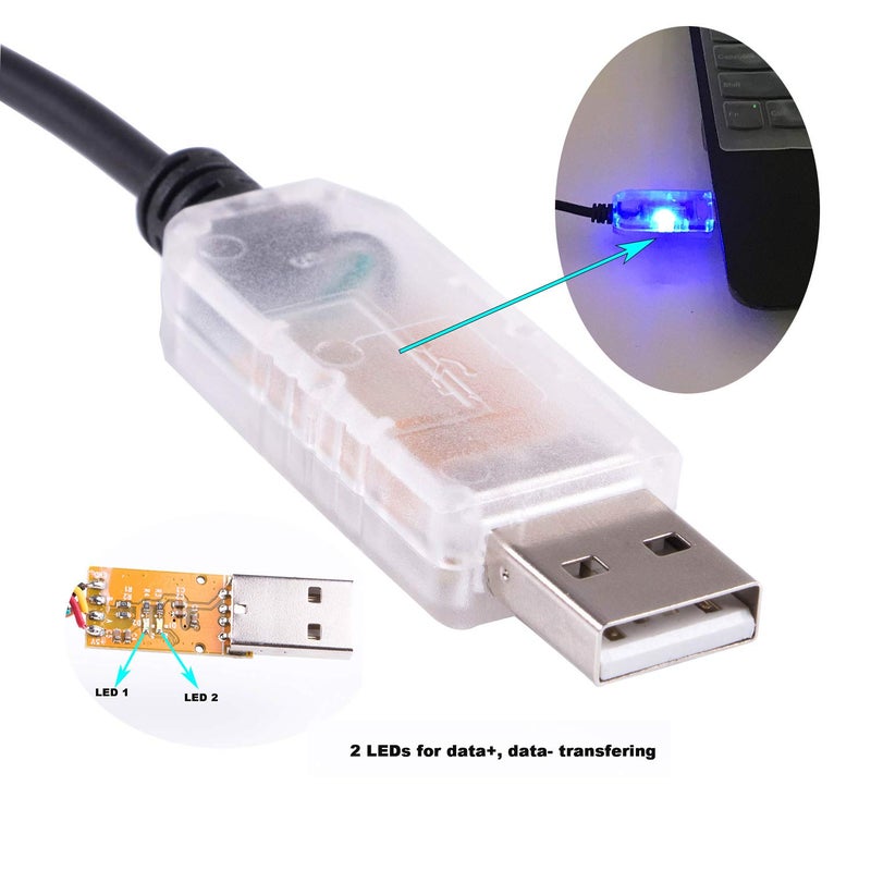 Suamdoen ACS380 ABB Driver Cable USB RS485 Serial Adapter Modbus Communication Cable for ABB Oy BCBL-01 - Image 4